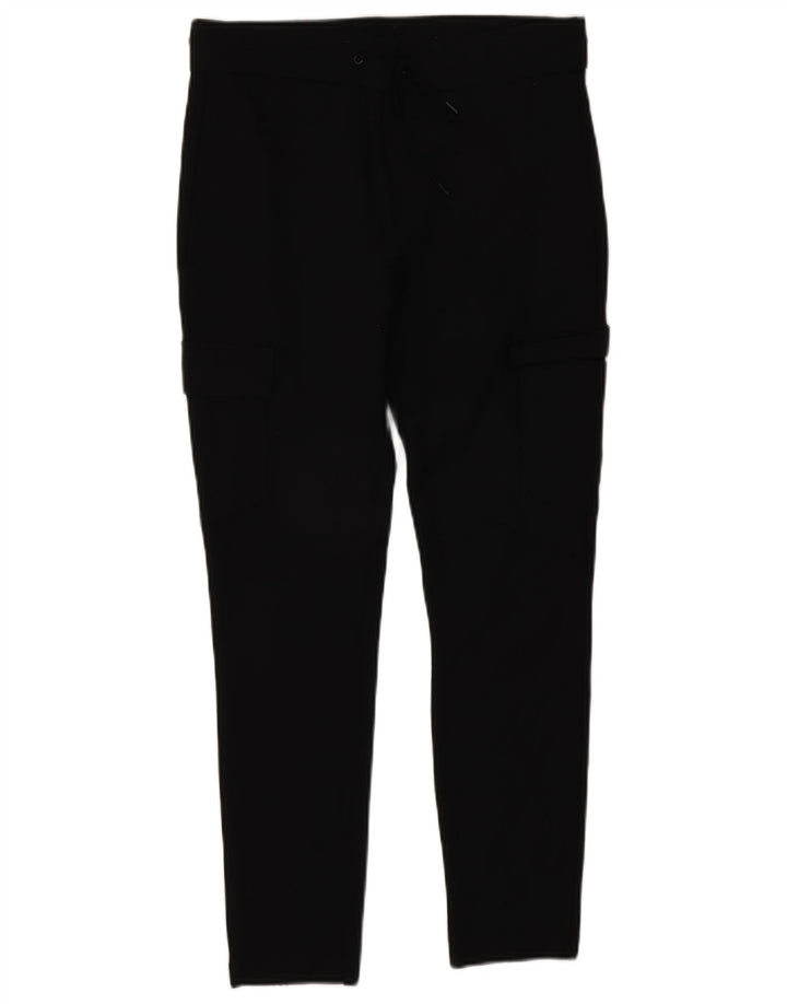 Zara Dame Slim Cargo Bukser Medium W26 L26 Sort Viscose