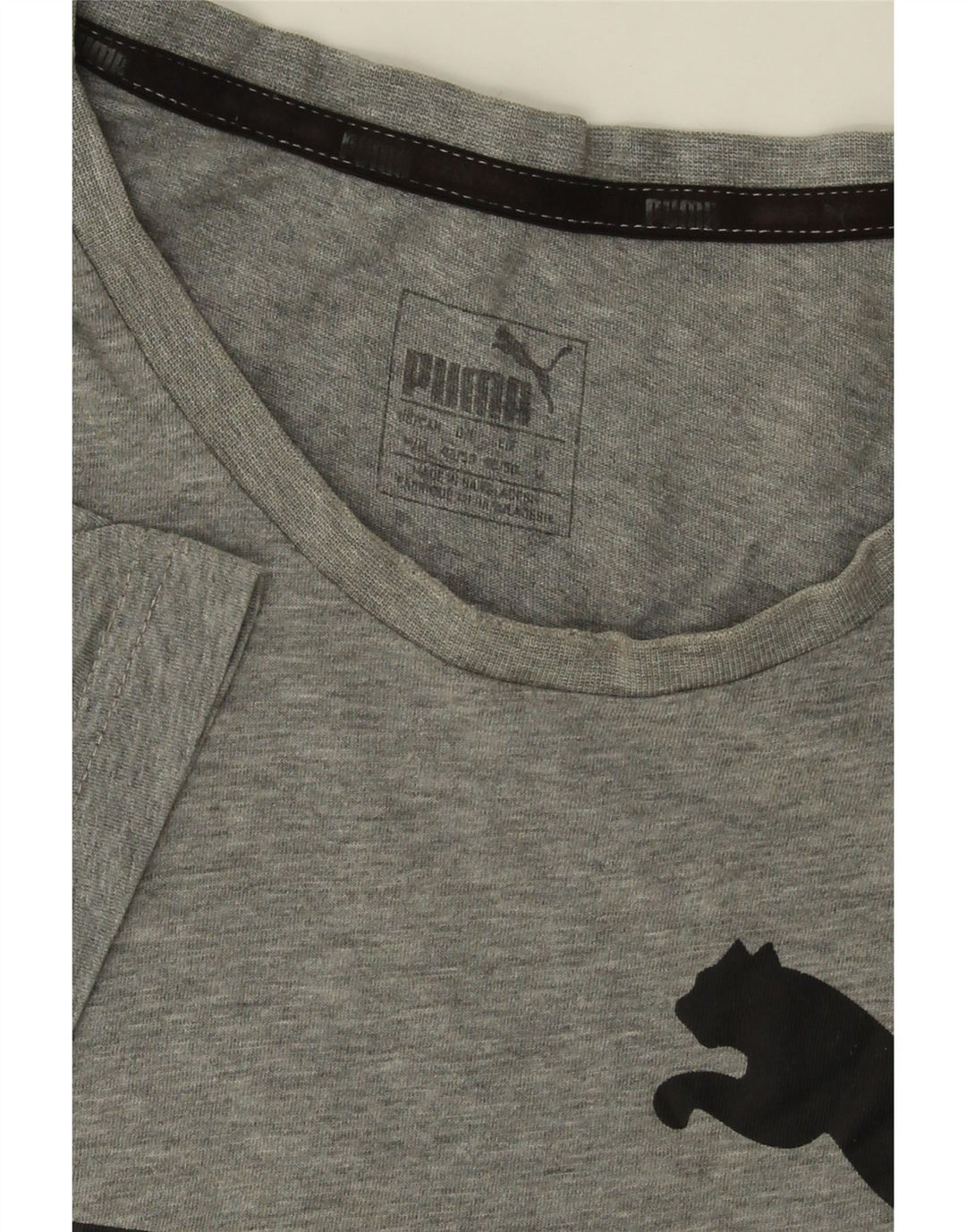PUMA Grafisk T-shirt til mænd, mellemgrå