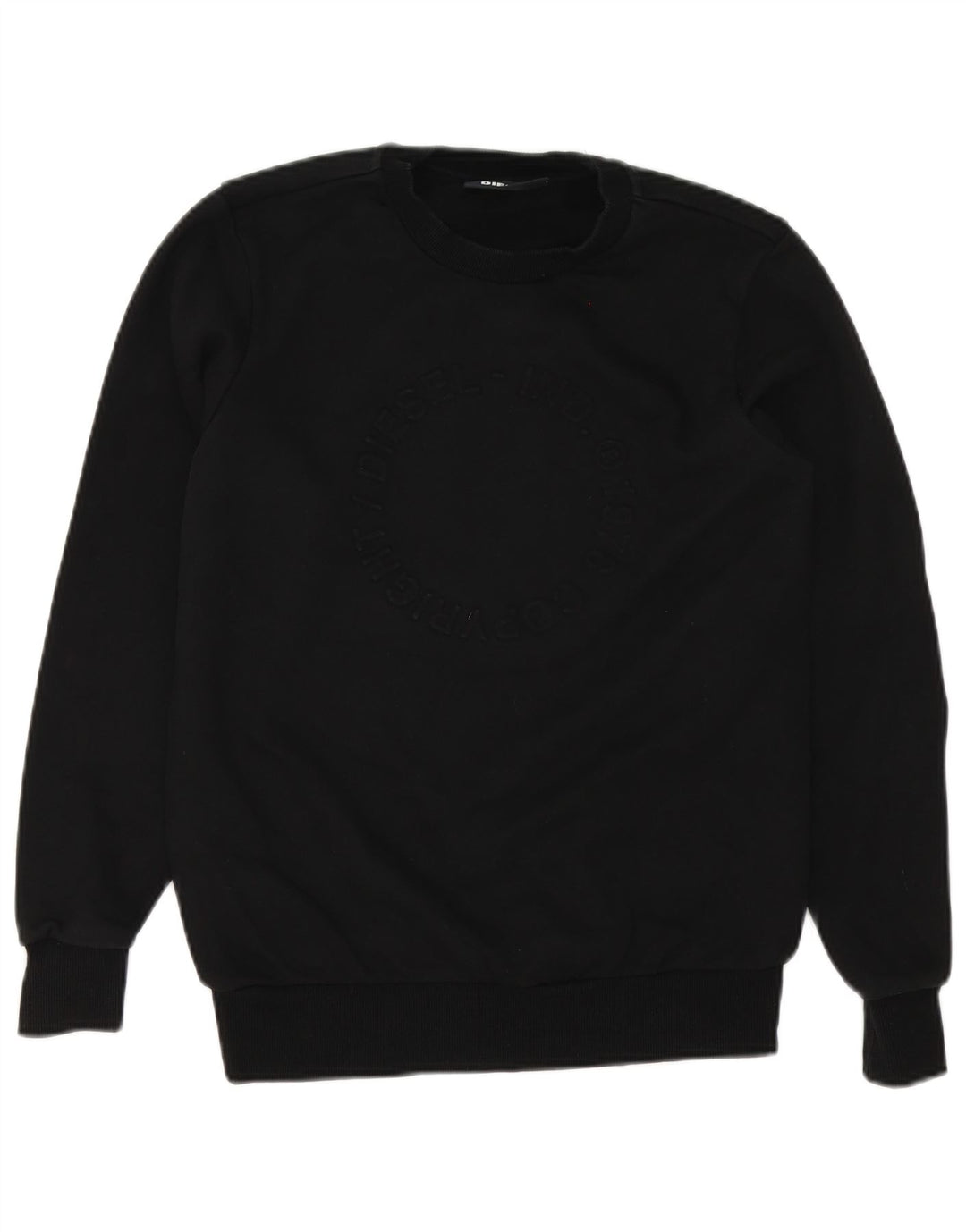 Diesel Herre Sweatshirt Jumper XS Sort Bomuld