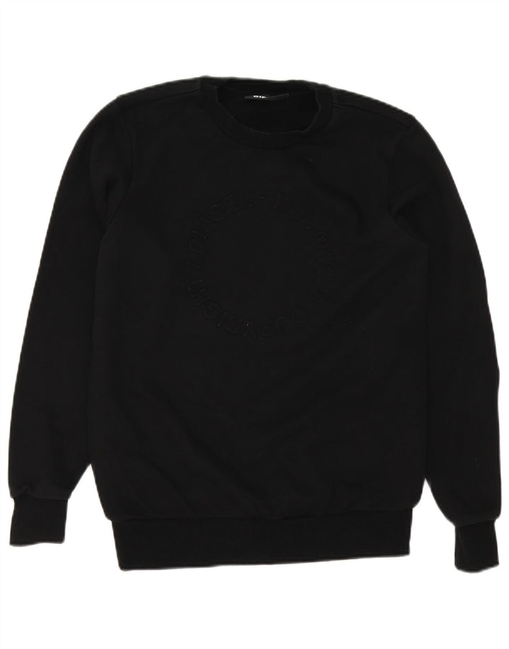 Diesel Herre Sweatshirt Jumper XS Sort Bomuld