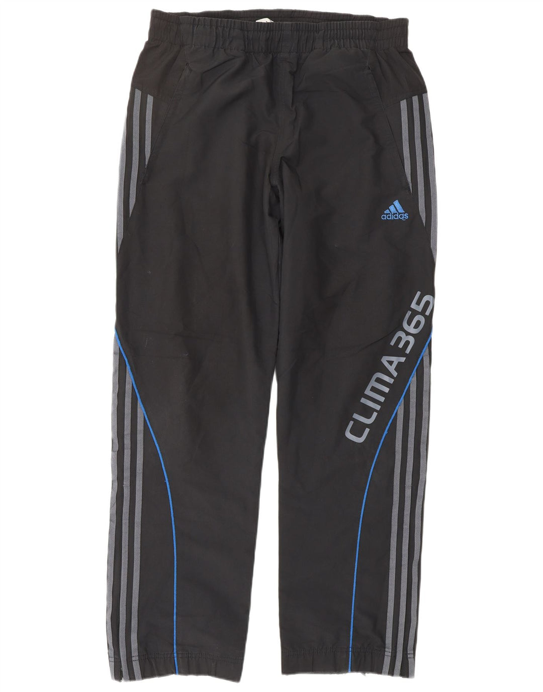 ADIDAS Mens Clima 365 Graphic Tracksuit Trousers Small  Black Polyester