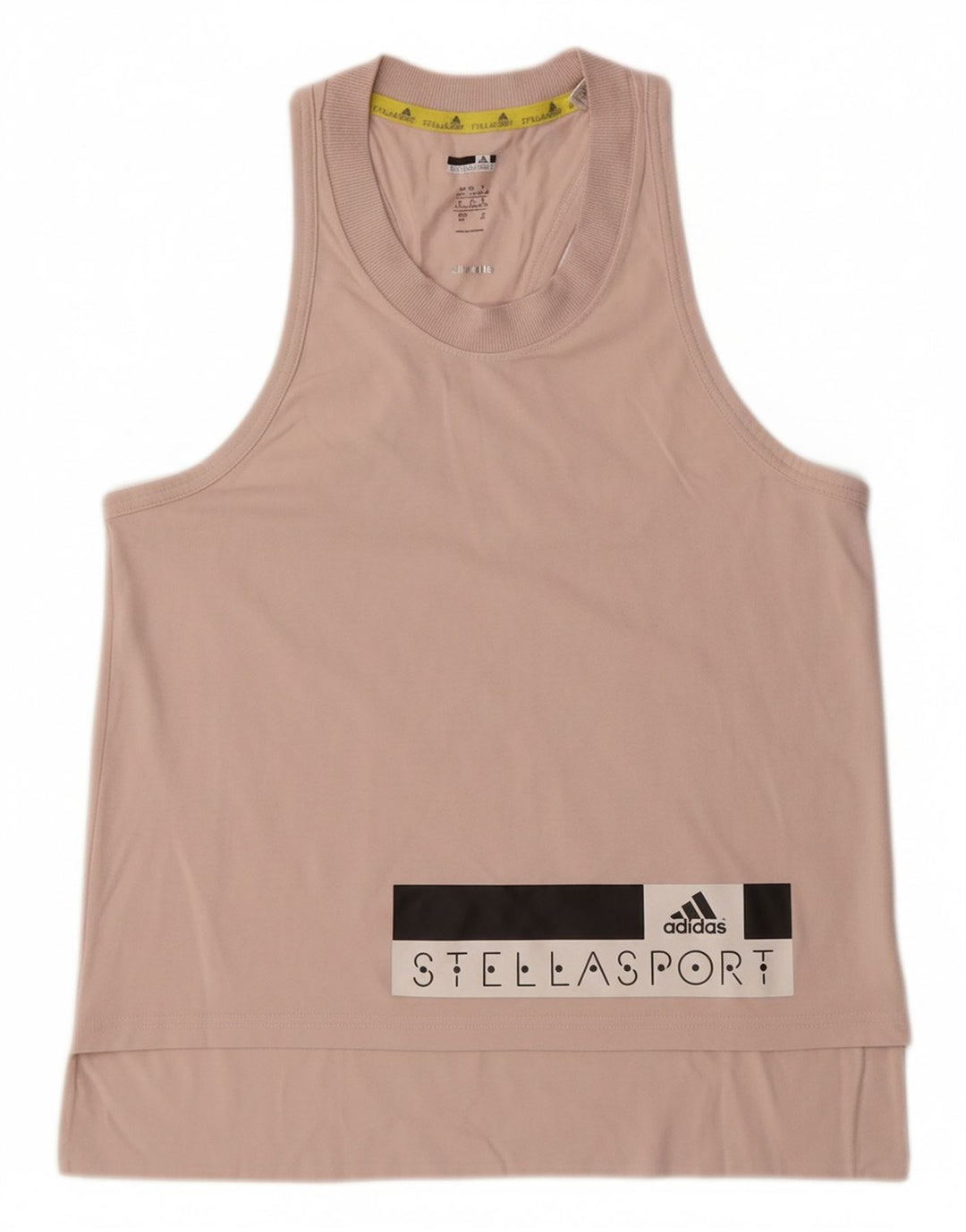 ADIDAS Womens Climalite Graphic Vest Top UK 8/10 Small Pink