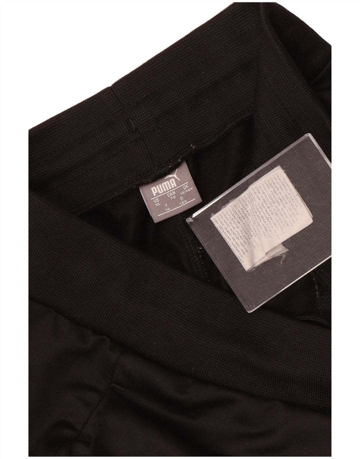 PUMA Træningsdragt til drenge Bukser Joggers 13-14 år Sort polyester