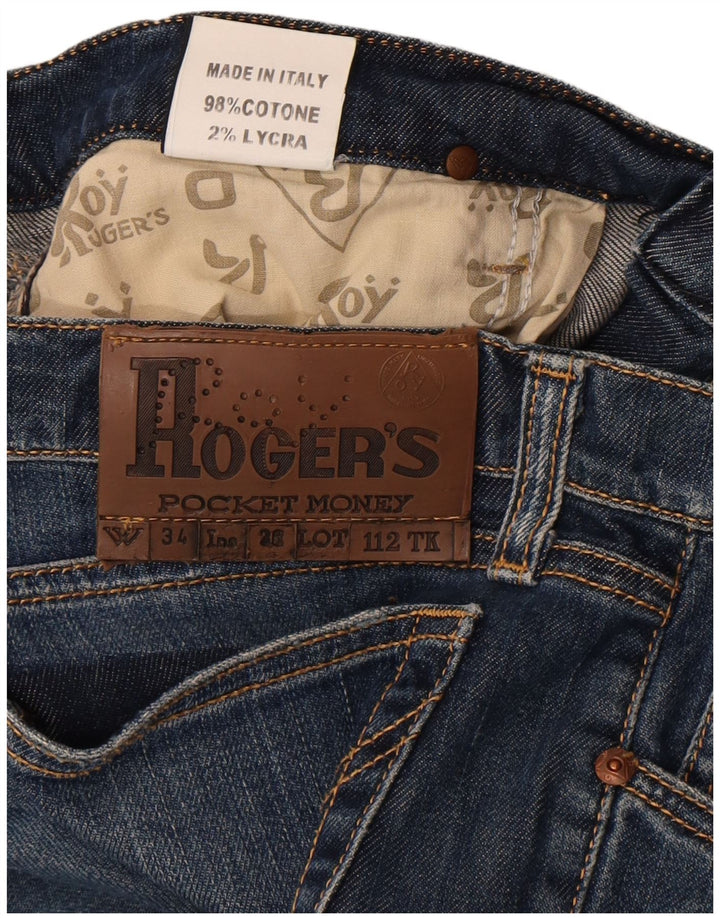 Roy Rogers Dame Slim Jeans W34 L32 Blå Bomuld