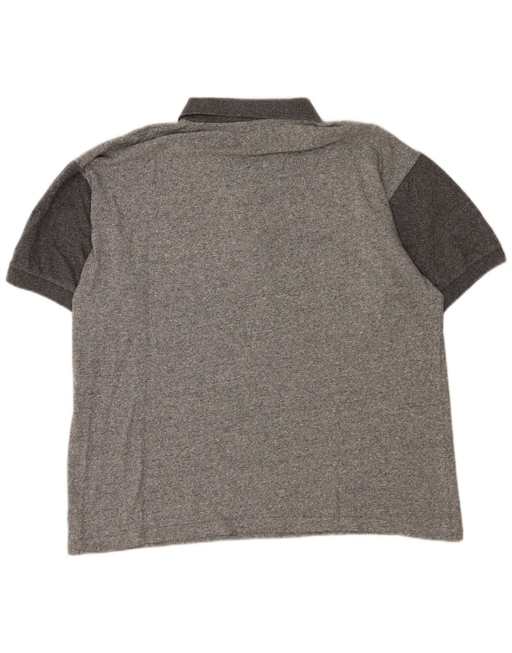 Champion herre poloshirt XL grå bomuld