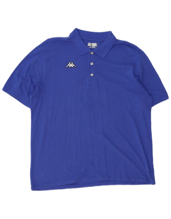 KAPPA Mens Polo Shirt 2XL Blue