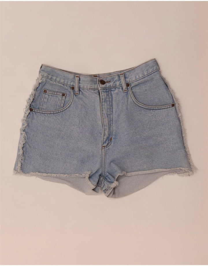 Vintage denimshorts til kvinder W30 Medium Blue