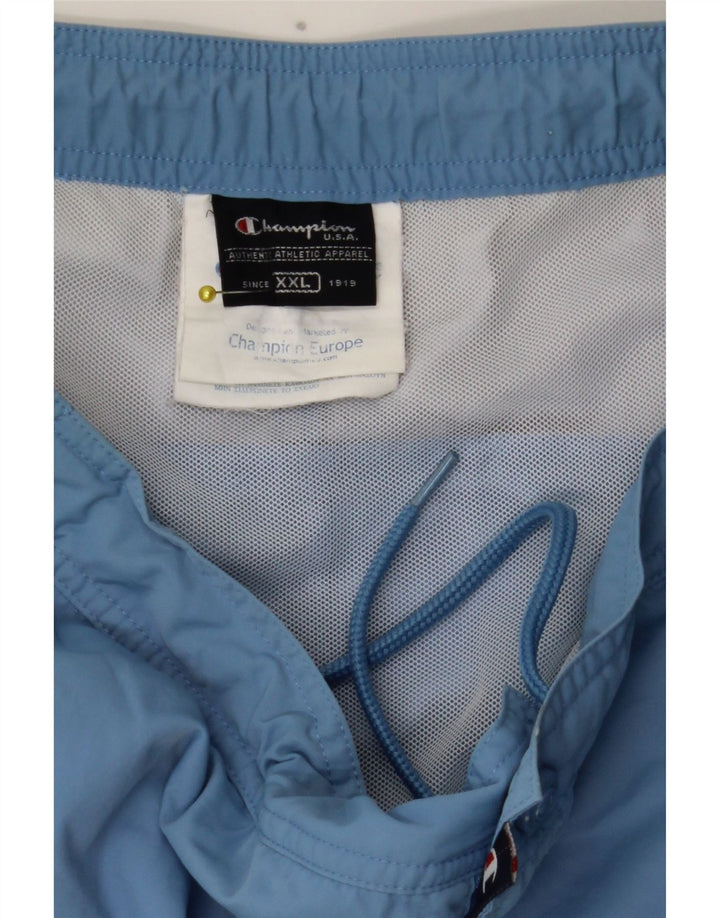 Champion Herre svømmeshorts 2XL Blå Colourblock Polyester