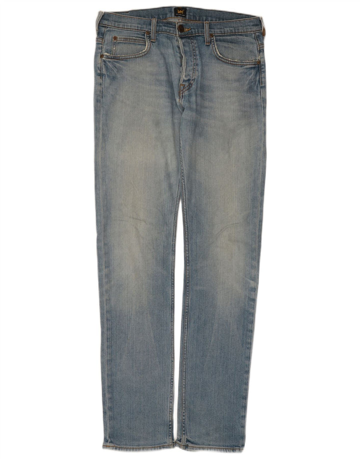 LEE Herre Powell Slim Jeans W32 L34 Blå Bomuld
