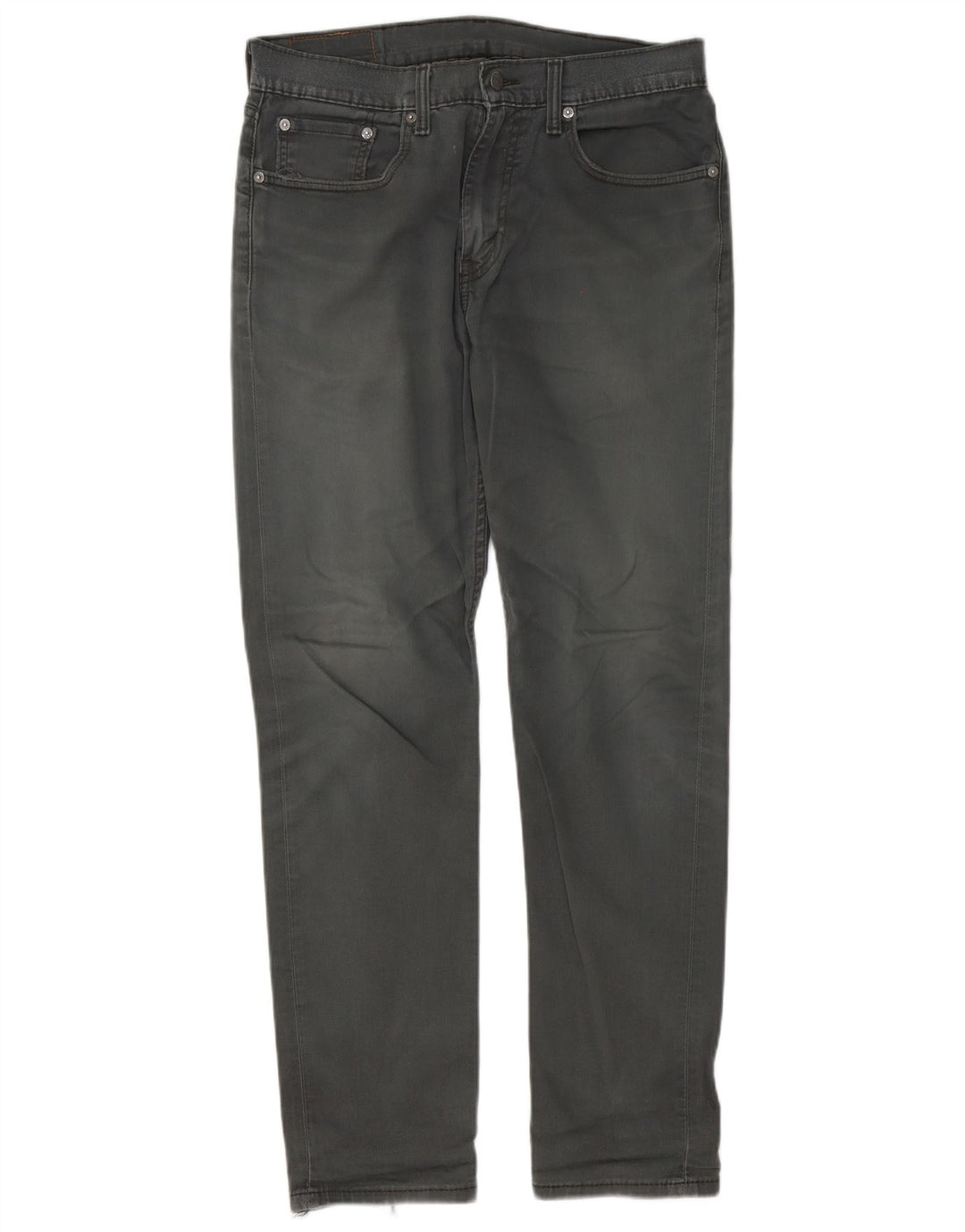 Levi's Herre 502 tilspidsede jeans W32 L32 Grå bomuld