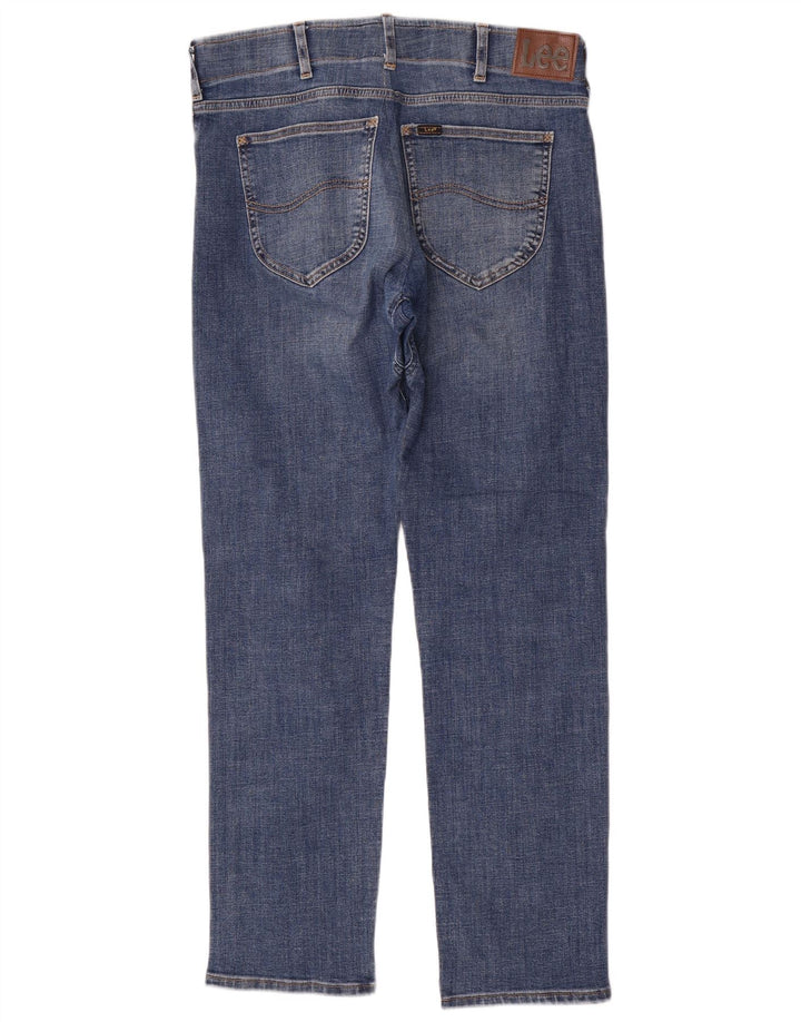 Lee Mens Extreme Motion Slim Jeans W36 L32 Blå Bomuld