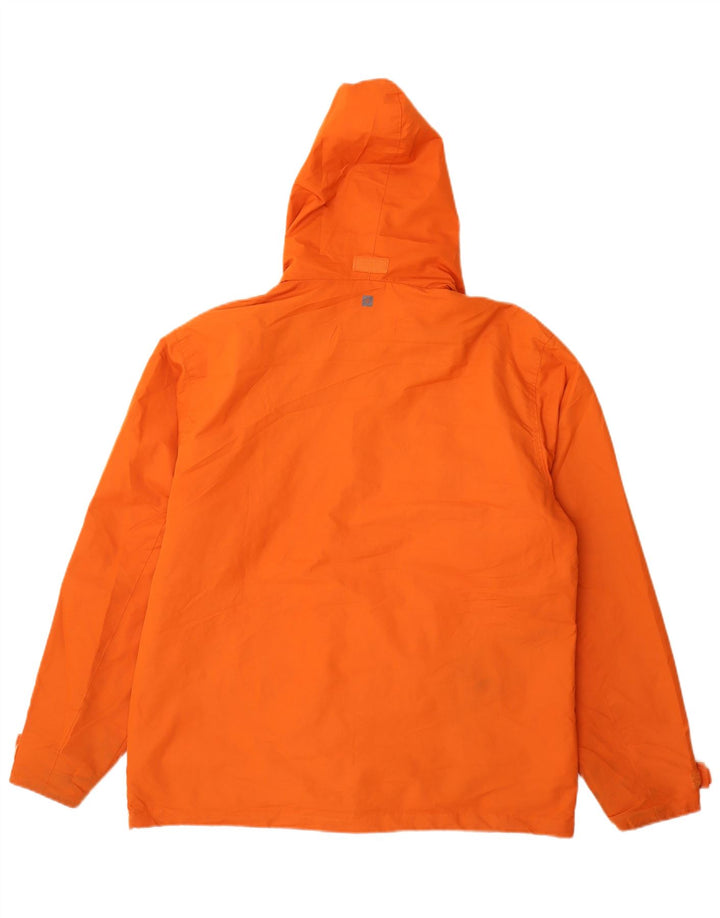 Mountain Warehouse Regnjakke med hætte til mænd UK 38 Medium Orange Polyester