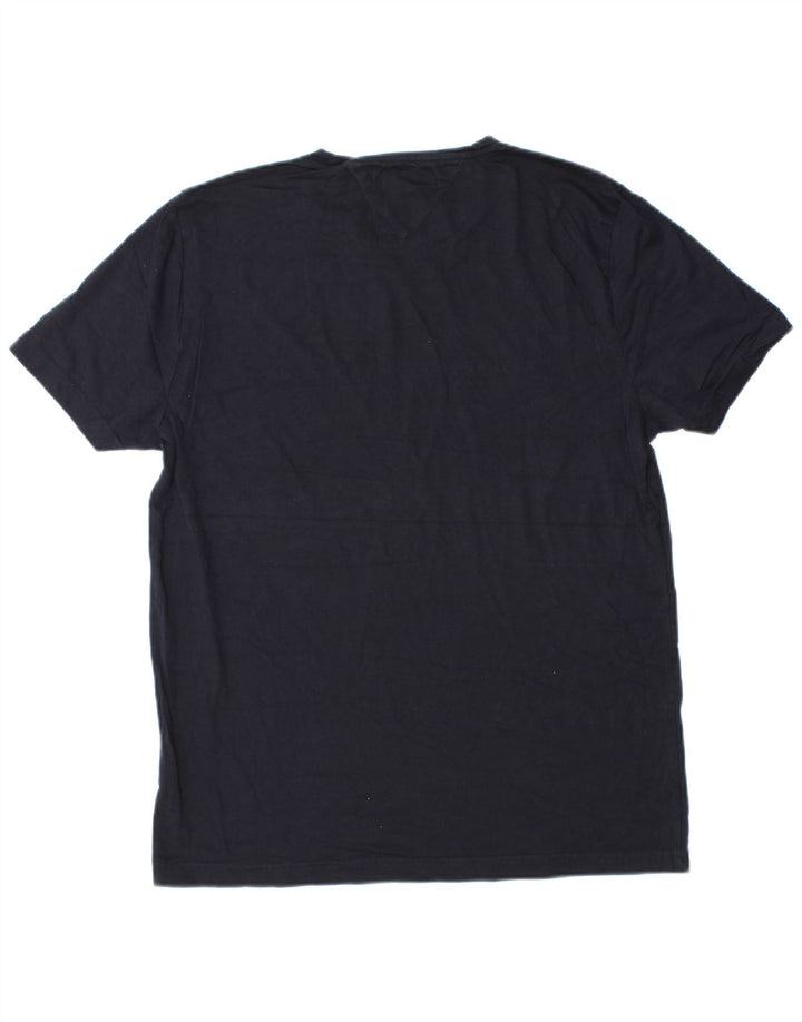 Tommy Hilfiger Herre Grafisk T-Shirt Top Stor Marineblå