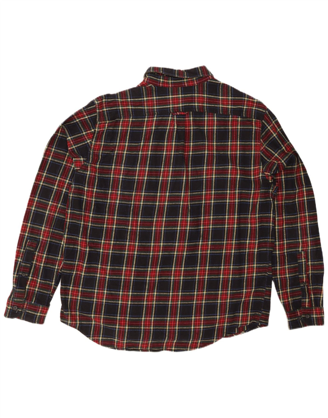 EDDIE BAUER Flannelskjorte til mænd XL Flerfarvet ternet bomuld