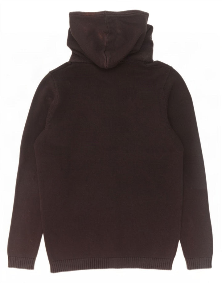 Jack & Jones Herre hættetrøje Sweater Stor sort bomuld