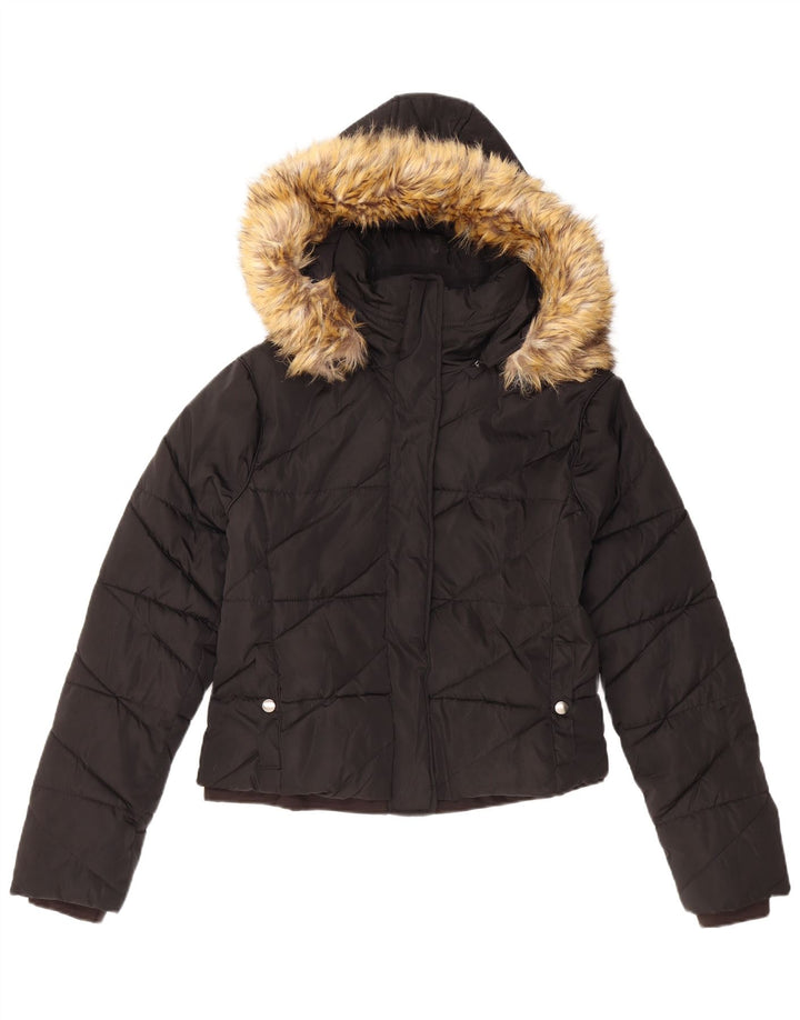 ZARA Trafaluc hættejakke til mænd UK 14 Large Black