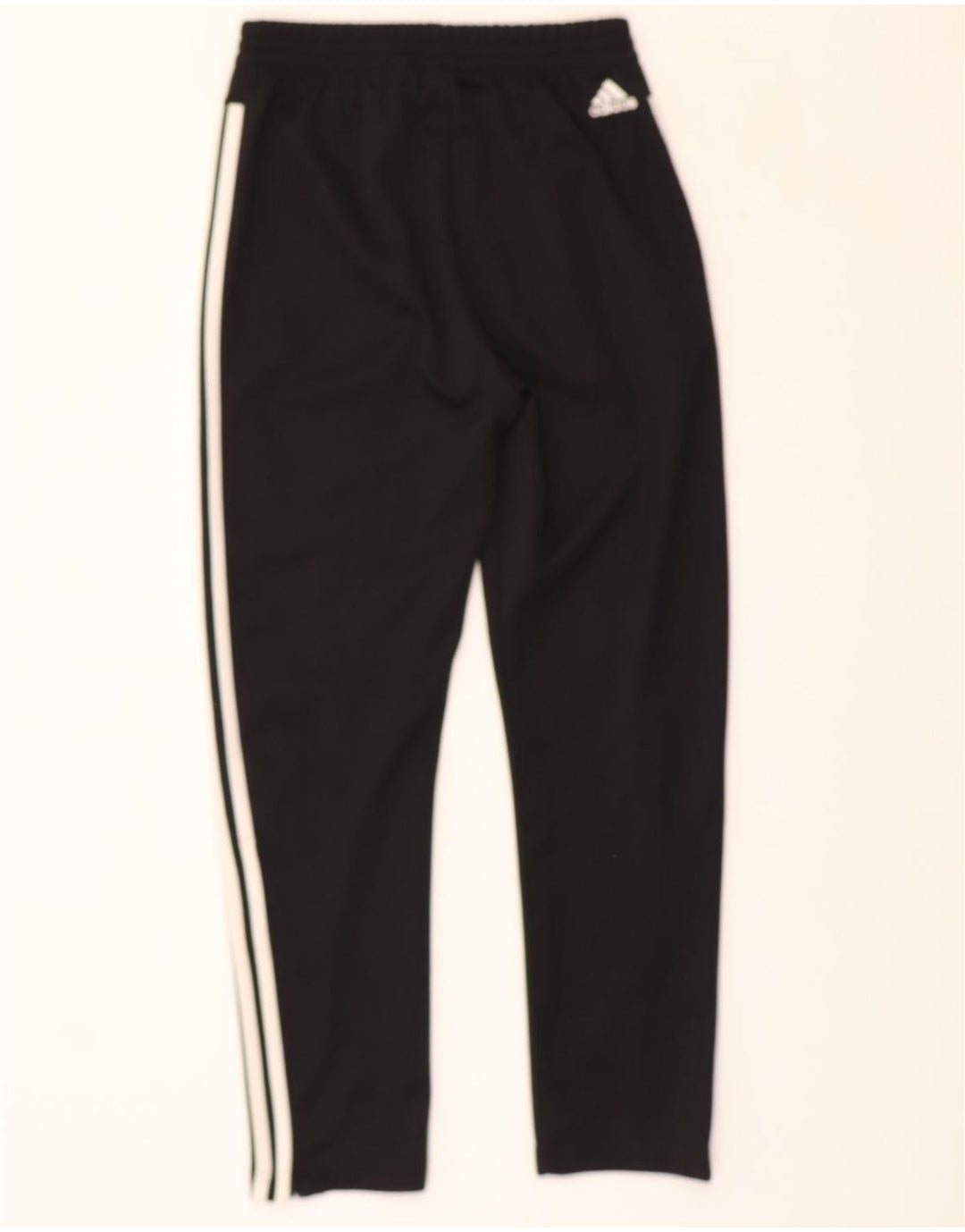 ADIDAS Boys Tracksuit Trousers 13-14 Years Black Polyester Vintage Adidas and Second-Hand Adidas from Messina Hembry 