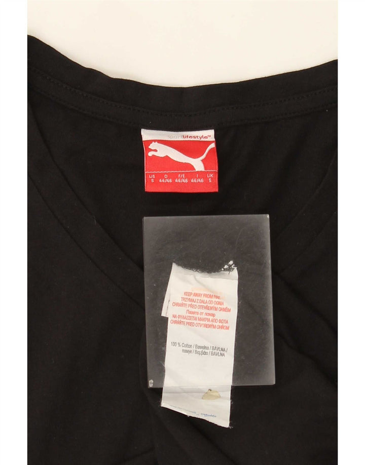 Puma herre T-shirt top lille sort bomuld