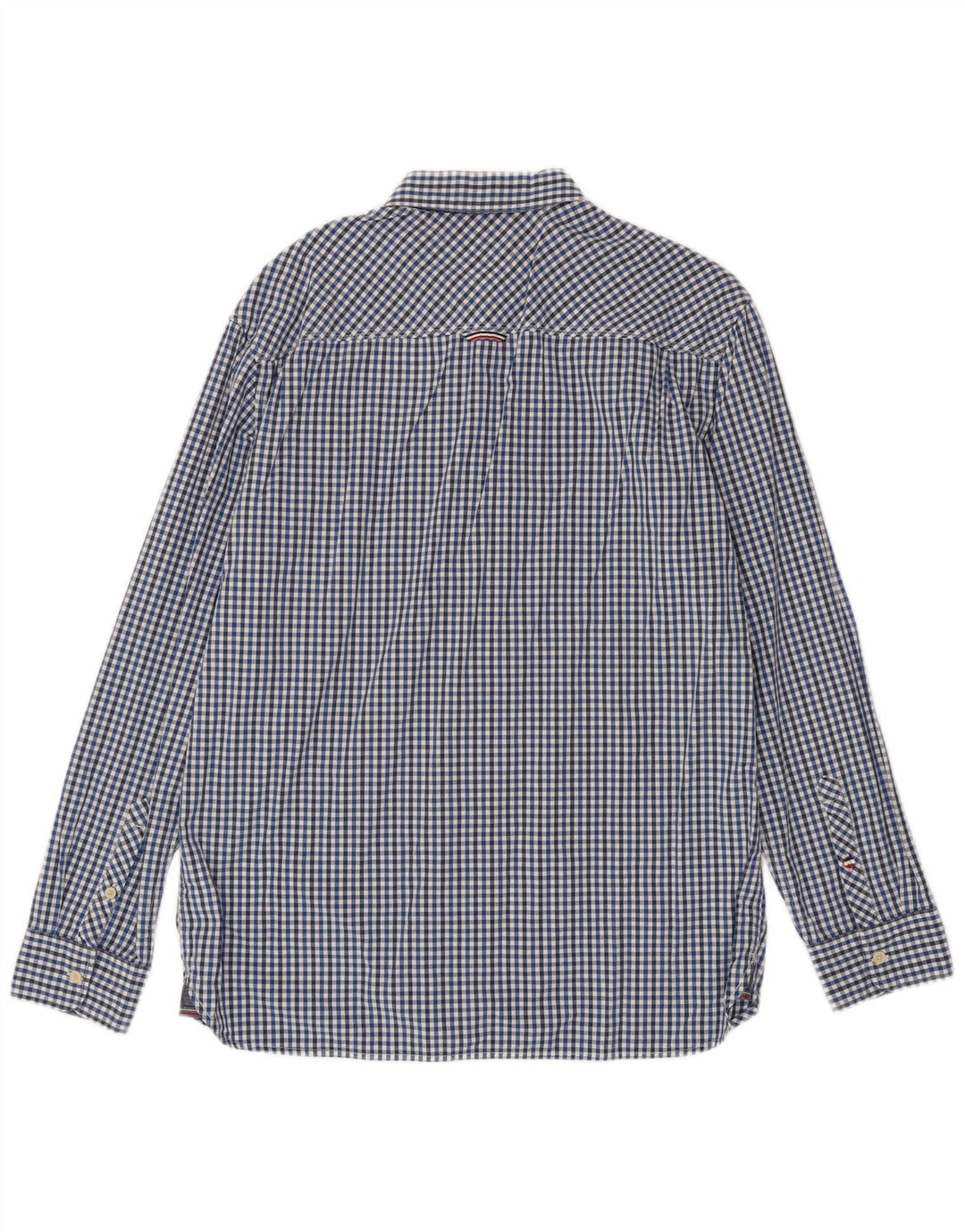 Tommy Hilfiger Herre Regular Fit skjorte XL Blue Gingham Cotton