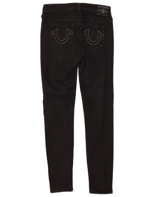 True Religion Dame Skinny Jeans W28 L28 Sort