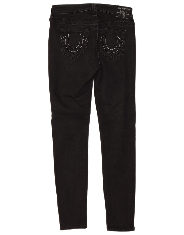True Religion Dame Skinny Jeans W28 L28 Sort
