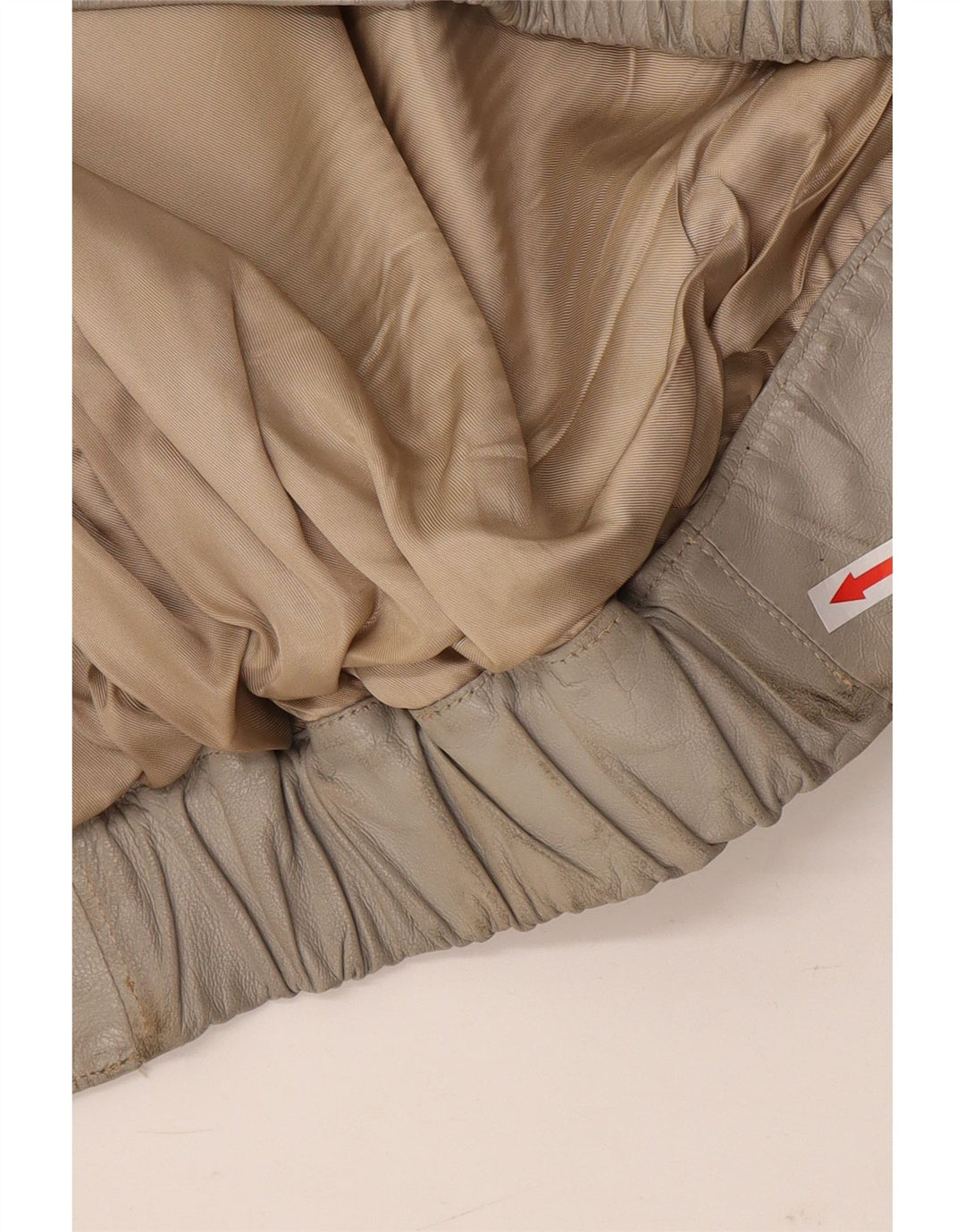 Moda Italiana Herre Læderjakke IT 48 Medium Beige Læder