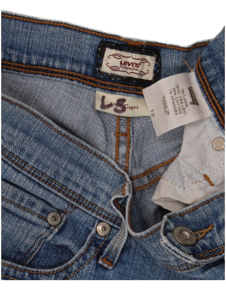 LEVI'S Womens 515 denimshorts US 12 Large W32 Blue Cotton
