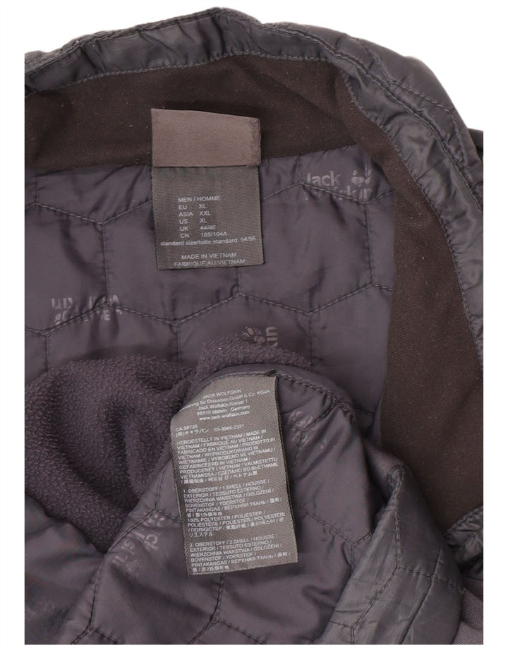 Jack Wolfskin Herre Liner Quiltet jakke UK 44/46 XL Grå Colourblock