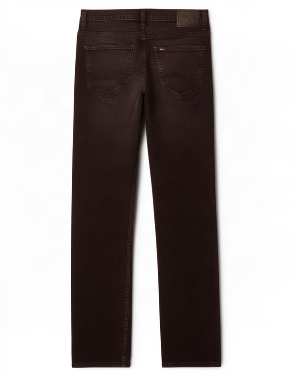 Lee Womens Powell Slim Jeans W30 L32 Sort Bomuld