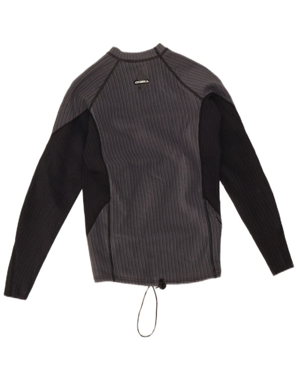 O'Neill Dame Top Langærmet UK 14 Stor Grå Colourblock Nylon