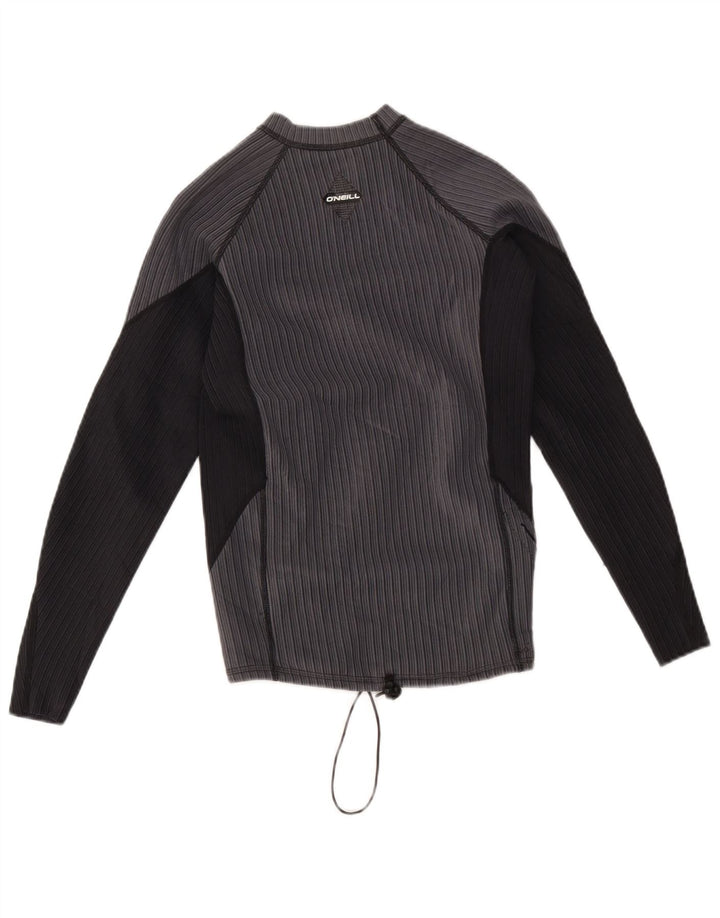 O'Neill Dame Top Langærmet UK 14 Stor Grå Colourblock Nylon