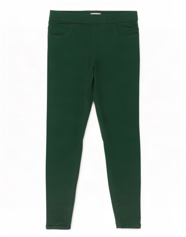 Marks & Spencer Womens Crop Jegging Jeans UK 12 Medium W30 L26 Green Cotton