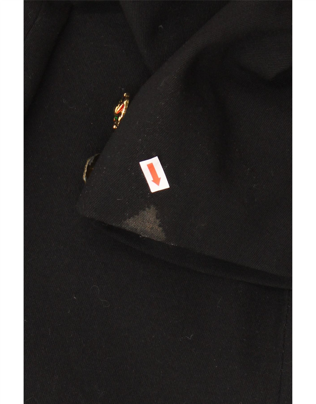 VINTAGE Womens 1 Button Blazer Jacket UK 14 Medium Black Vintage Vintage and Second-Hand Vintage from Messina Hembry 