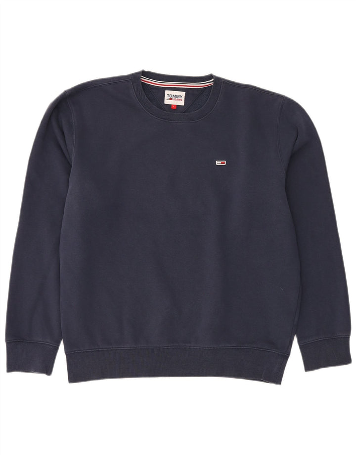 TOMMY HILFIGER Sweatshirt til mænd Stor marineblå bomuld