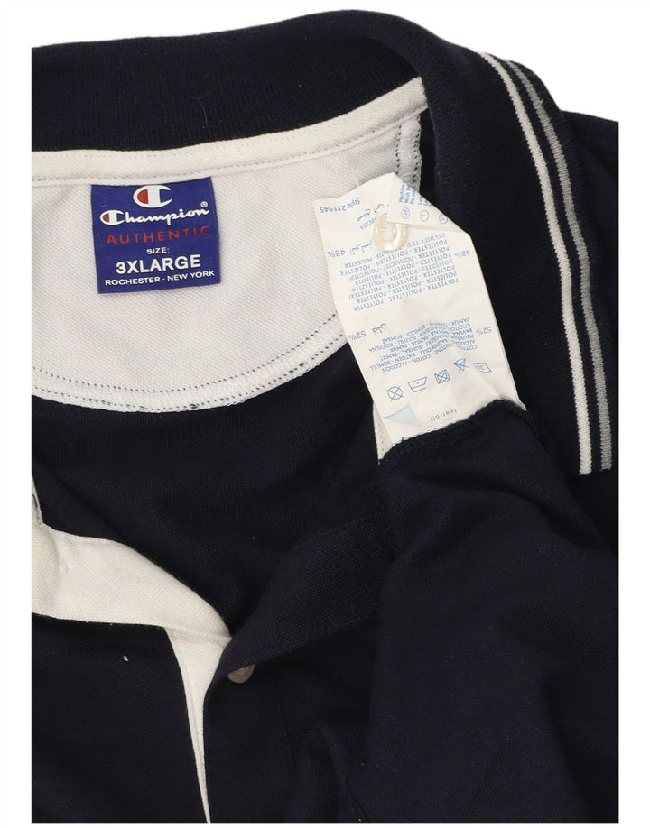 Champion herre poloskjorte 3XL marineblå bomuld