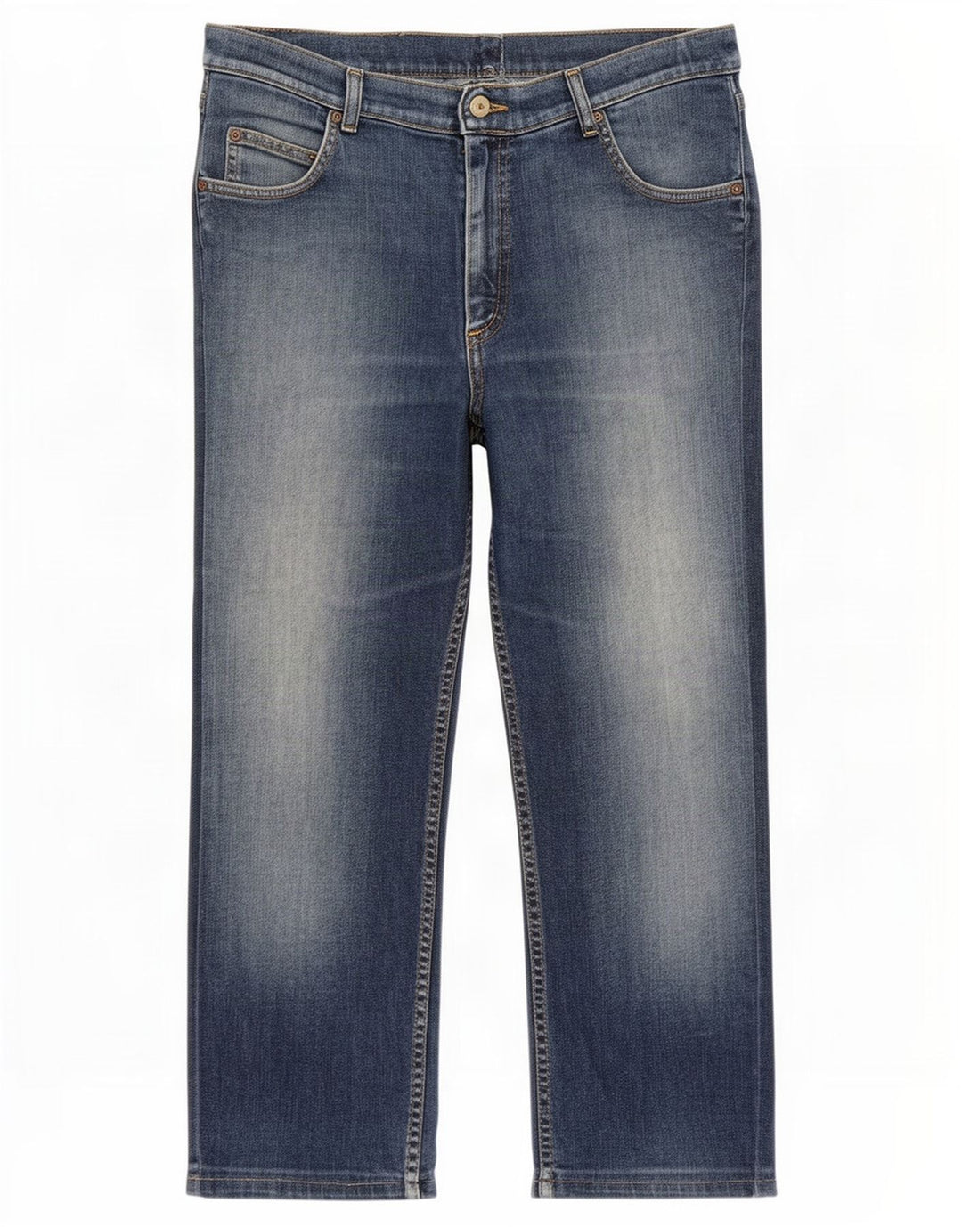 Lee Mens Brooklyn Straight Jeans W36 L28 Blå Bomuld