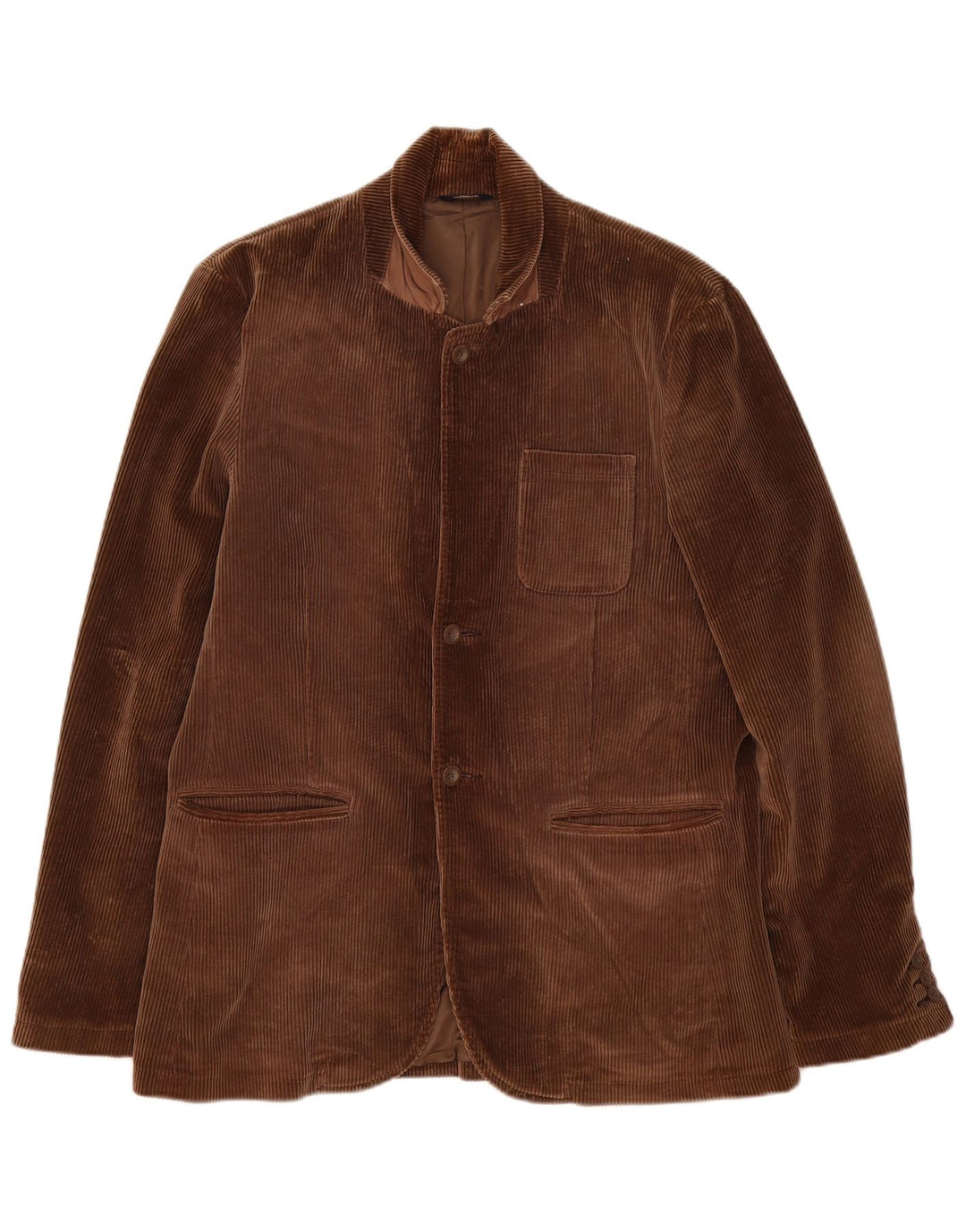 Gap Herre 3-knaps Corduroy Blazer Jacket UK 40 Stor brun bomuld
