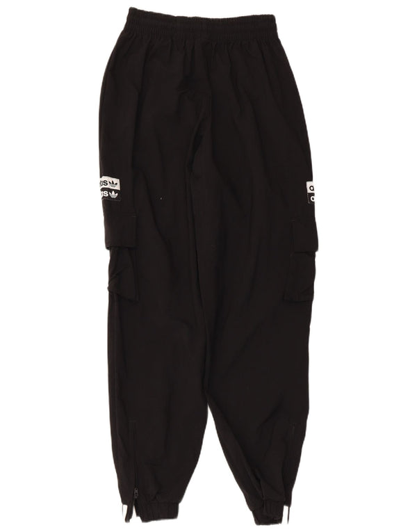 Adidas Dame Grafisk træningsdragt Bukser Joggers UK 8 Small Black