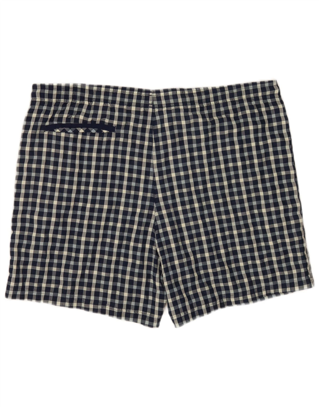 Adidas regulære badeshorts til mænd, store blå ternet polyester