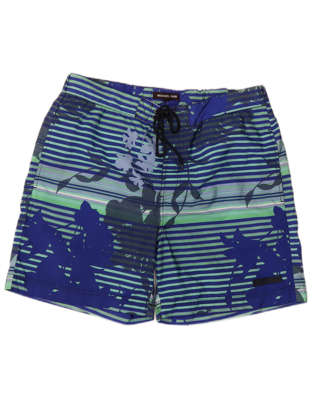 Michael Kors Badeshorts til mænd Large Blue Floral Polyester