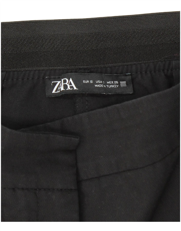 Zara Slim Chino Bukser Small W26 L27 Sort