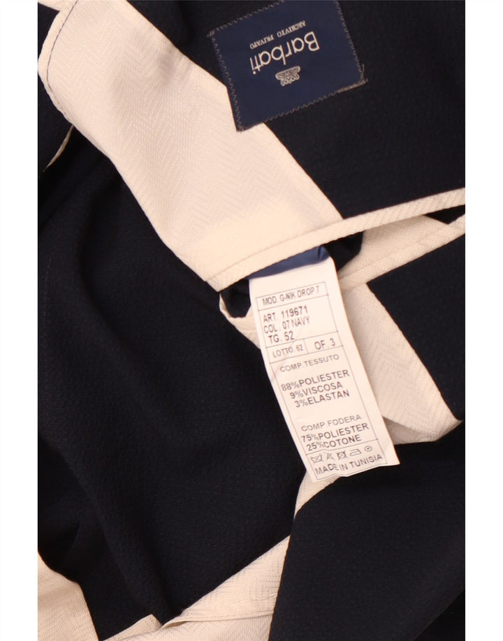 Barbati Herre 2-knaps blazerjakke IT 52 XL Marineblå Polyester