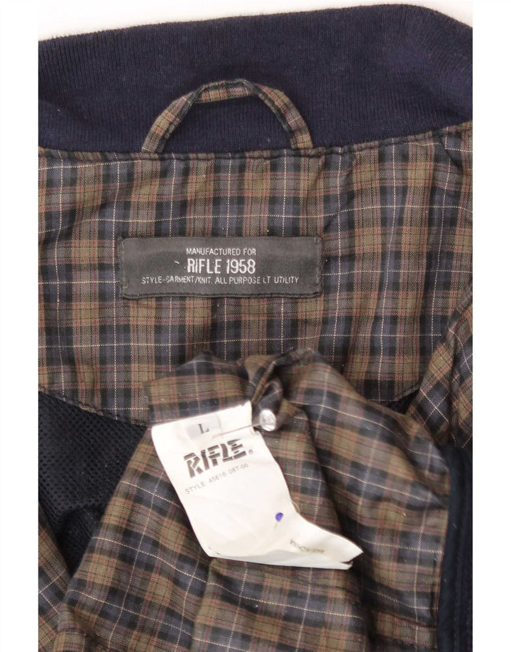Rifle Bomber Jacket UK 40 Stor brun ternet polyester