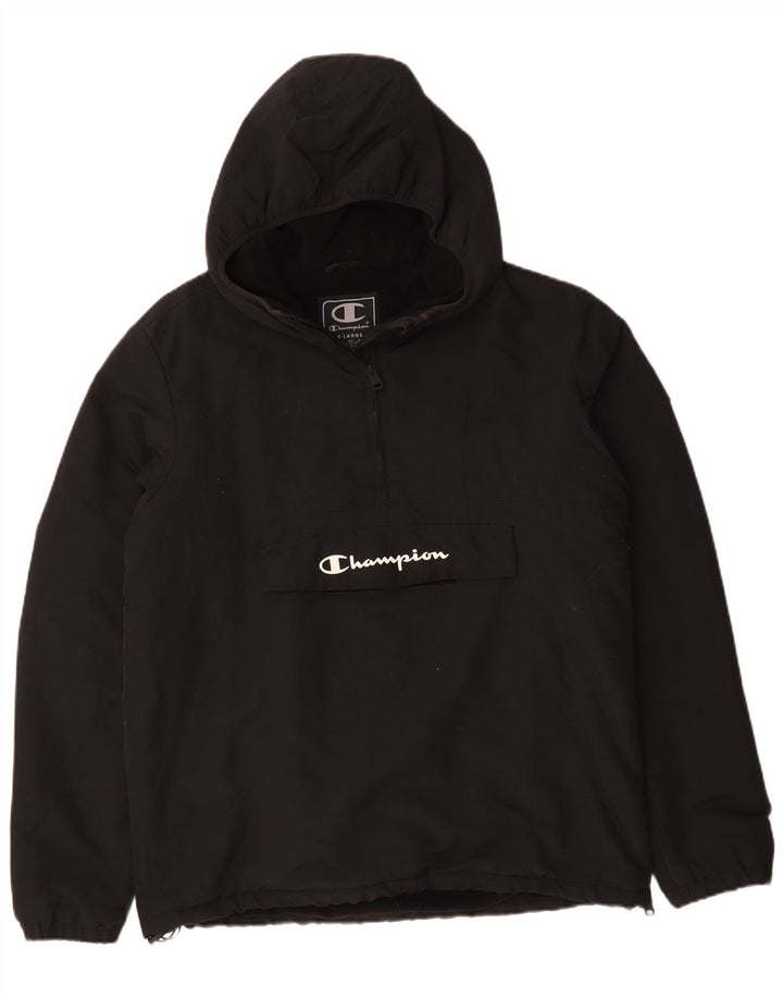 Champion Herre Hættejakke Anorak UK 42 XL Sort Polyamid
