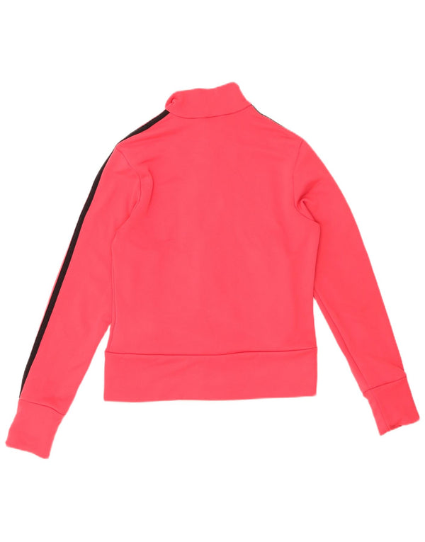 ADIDAS træningsdragt topjakke til kvinder UK 12 Medium Pink Polyester