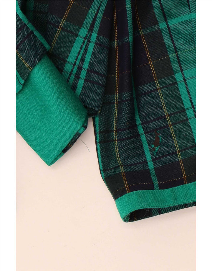 Fink Dame Blazer Jacket UK 18 XL Grøn Ternet Virgin Wool