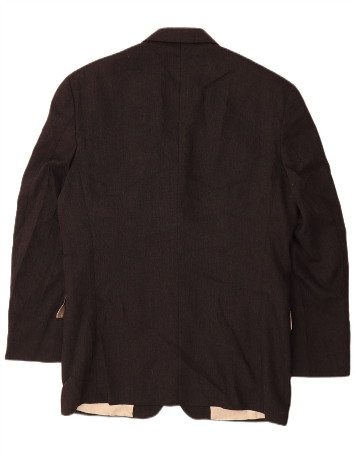 NAUTICA Herre 3-knaps blazerjakke UK 38 Mellemgrå uld