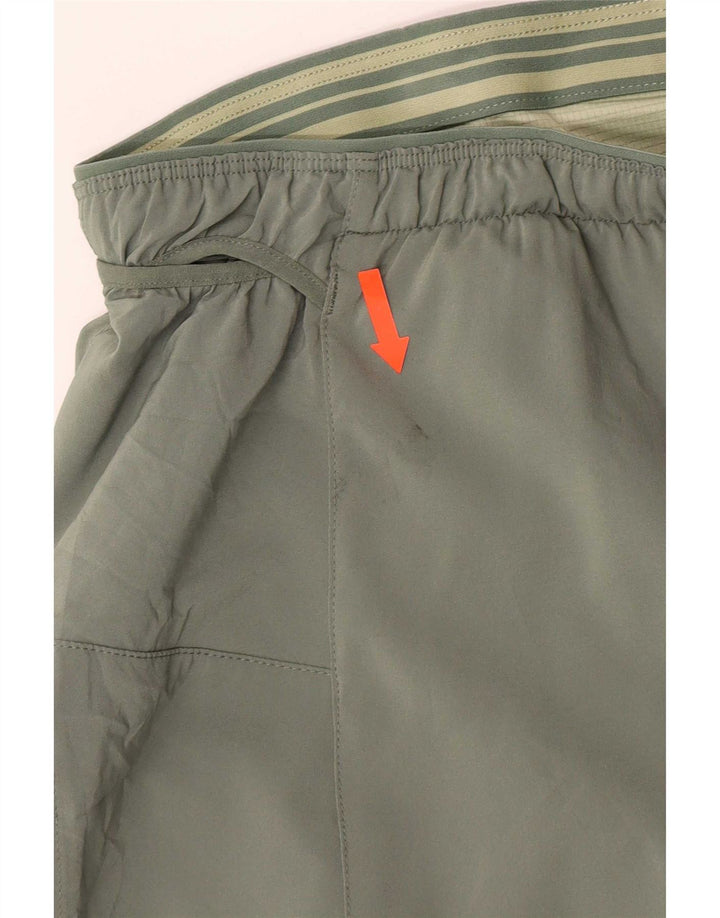 Patagonia Dame Sports Shorts UK 14 Stor Khaki Polyester