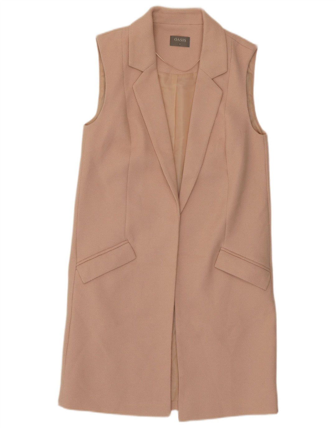 Oasis Womens Longline vest UK 8 Small Pink Polyester