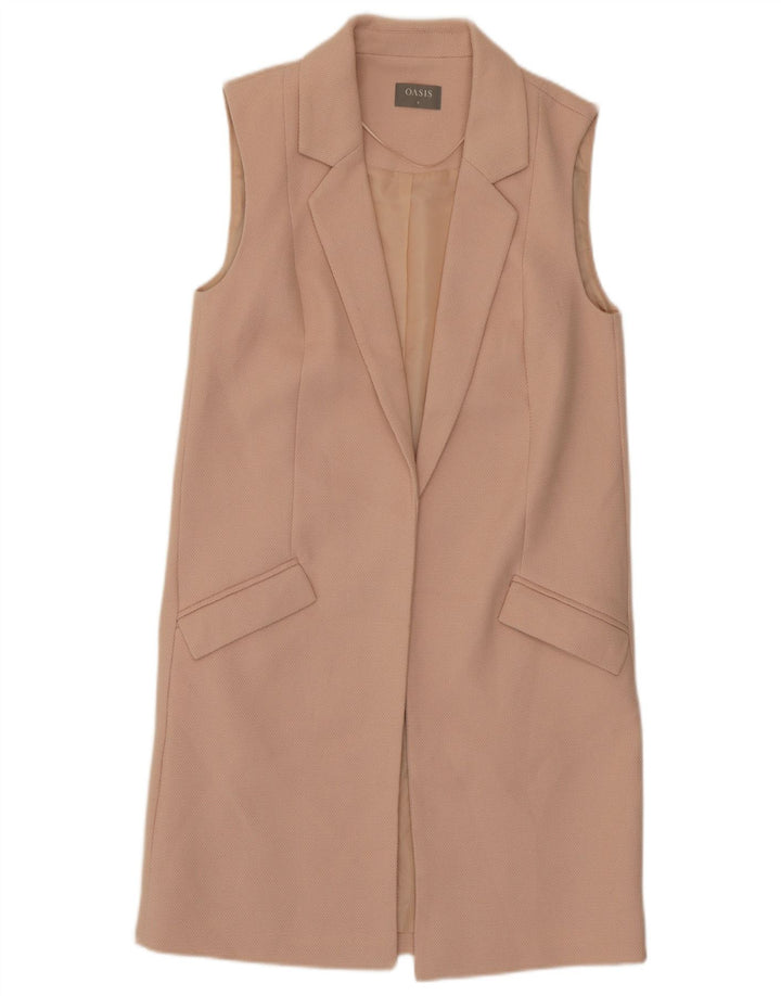 Oasis Womens Longline vest UK 8 Small Pink Polyester